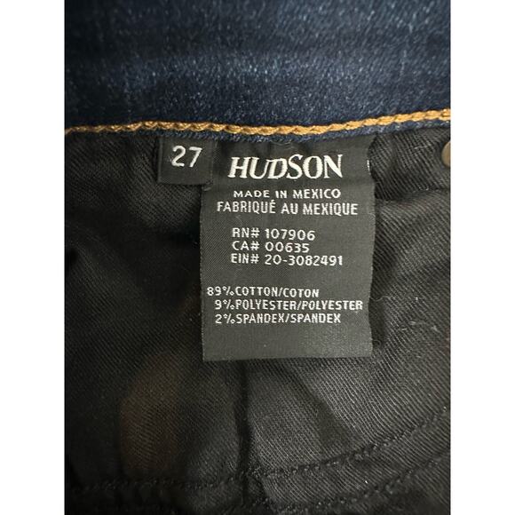 Hudson Womens Size 27 Midrise Natalie Super Skinny Jean Blue New - Picture 8 of 9